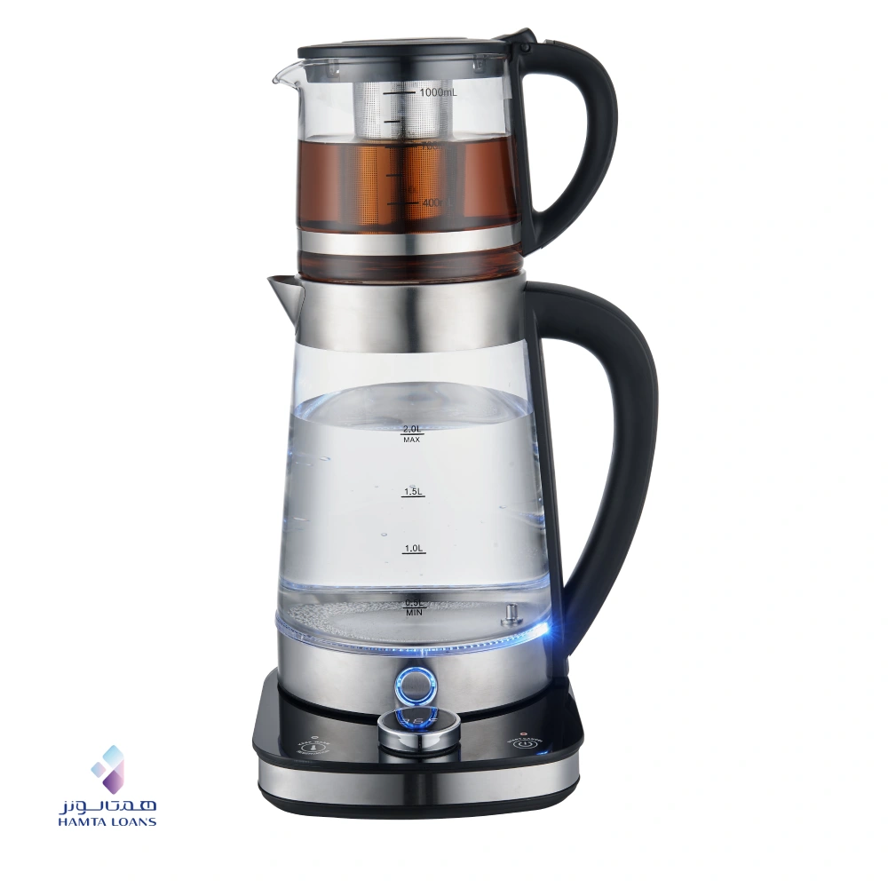 چای ساز روهمی دیجیتال بلانتون مدل BCX-TM1206 با قابلیت تنظیم دمای آب کتری