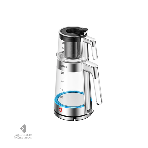 چای ساز روهمی سام مدل TM221 - استیل شیشه