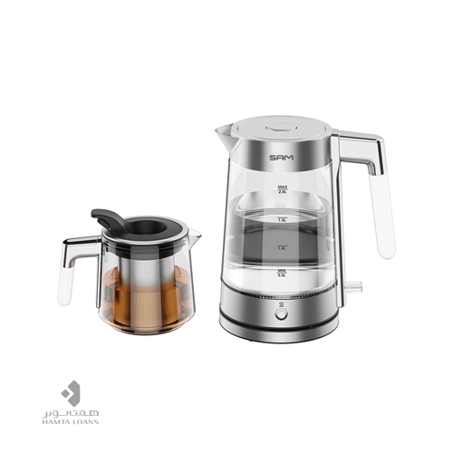 چای ساز روهمی سام مدل TM221 - استیل شیشه